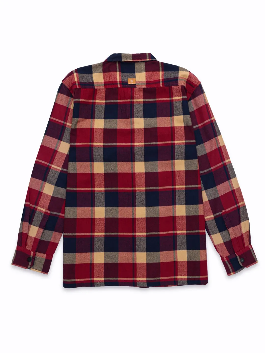 Maroon Flannel Cotton Shirt