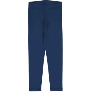 Maxomorra Basic Leggings - Navy