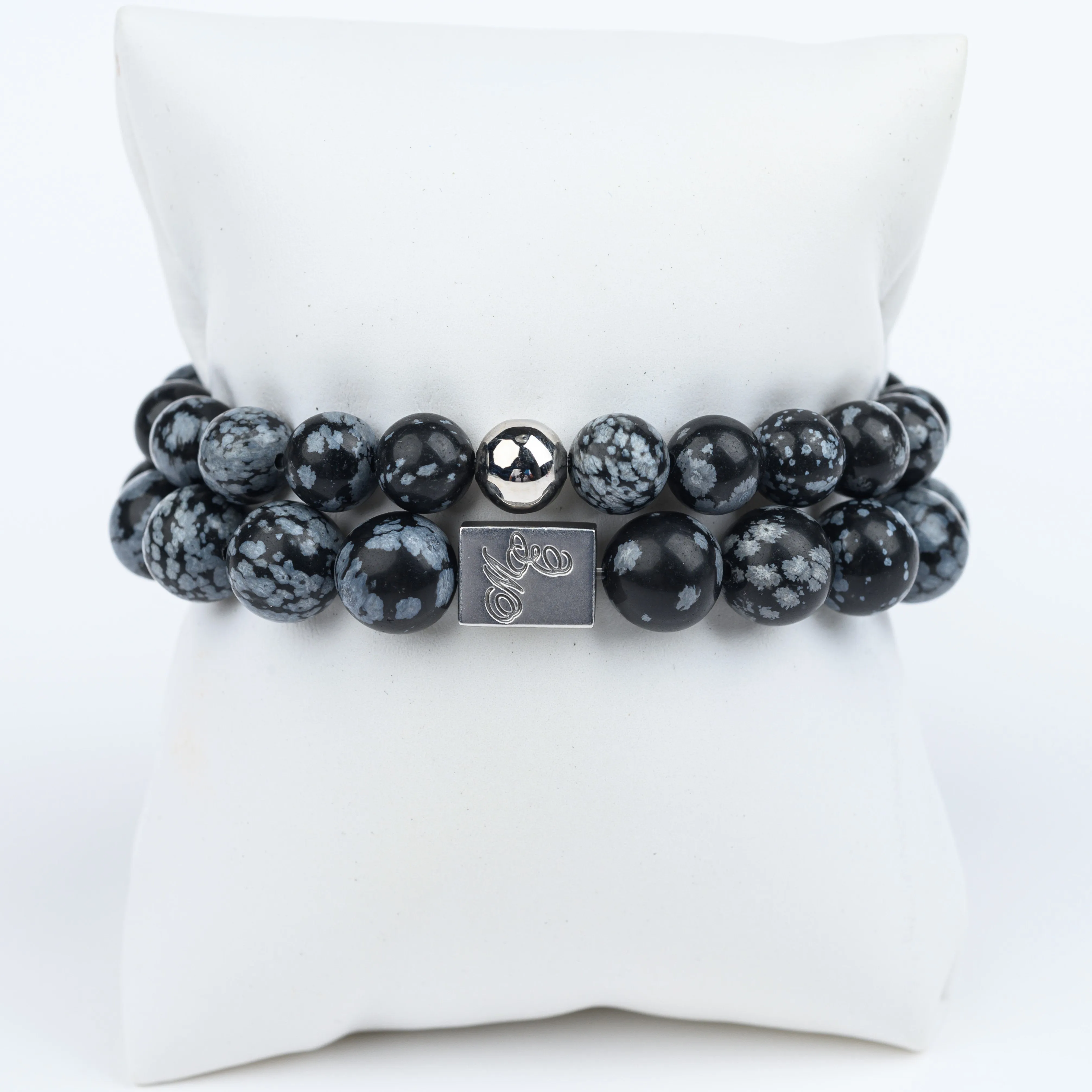 ME™ Basics His & Hers Snowflake Jasper 2-pc Bracelet Set