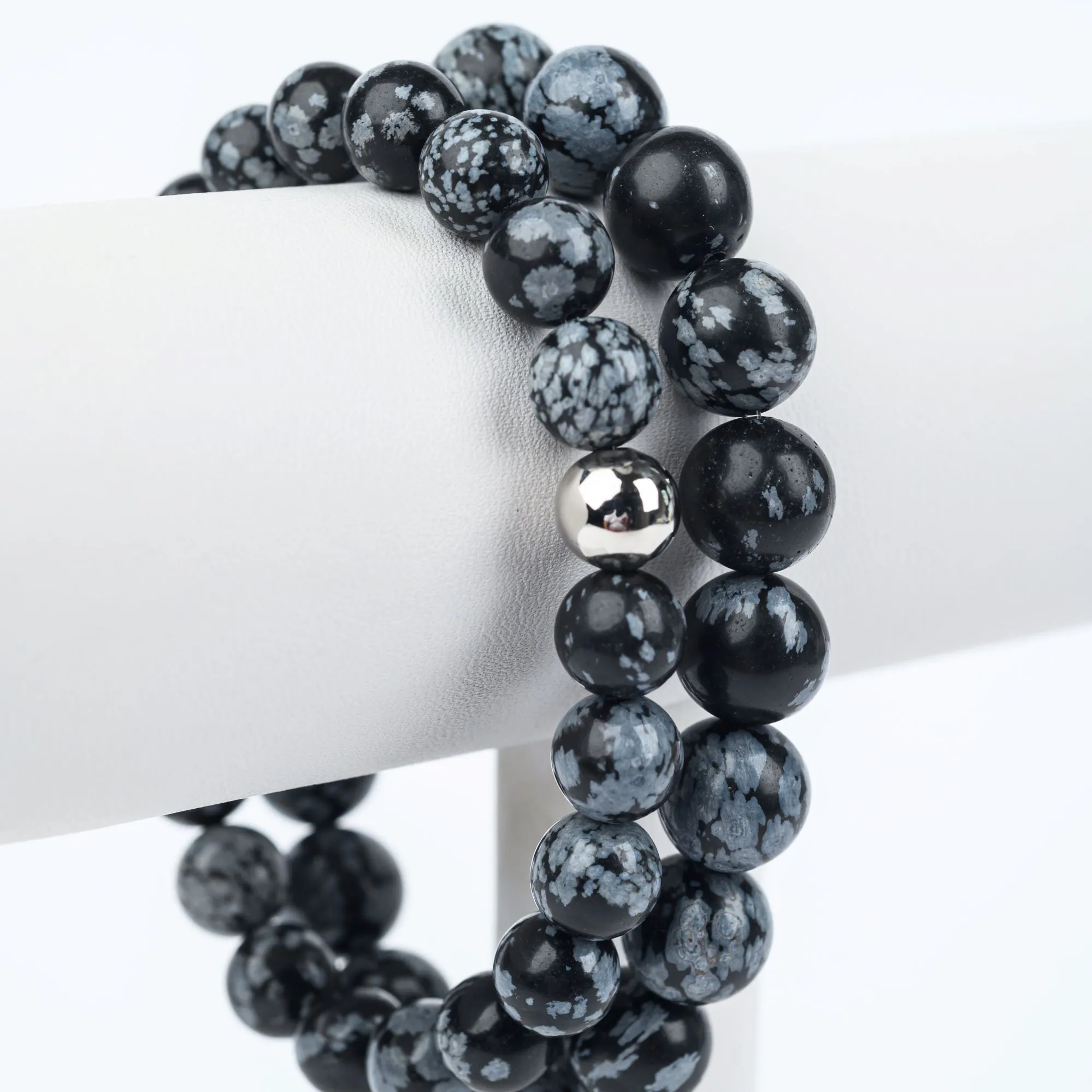 ME™ Basics His & Hers Snowflake Jasper 2-pc Bracelet Set
