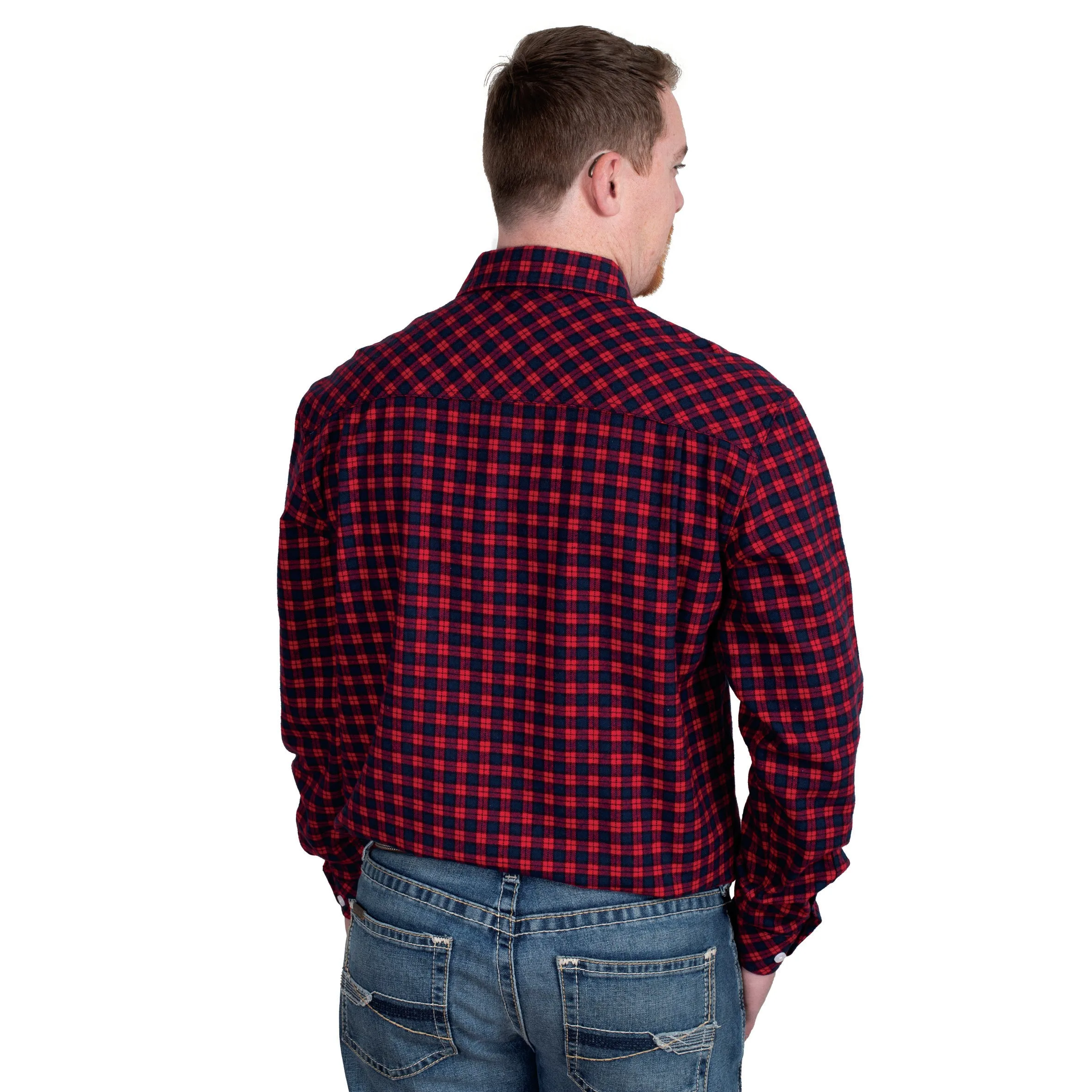 Men's - Evan Flannel - Full Button
