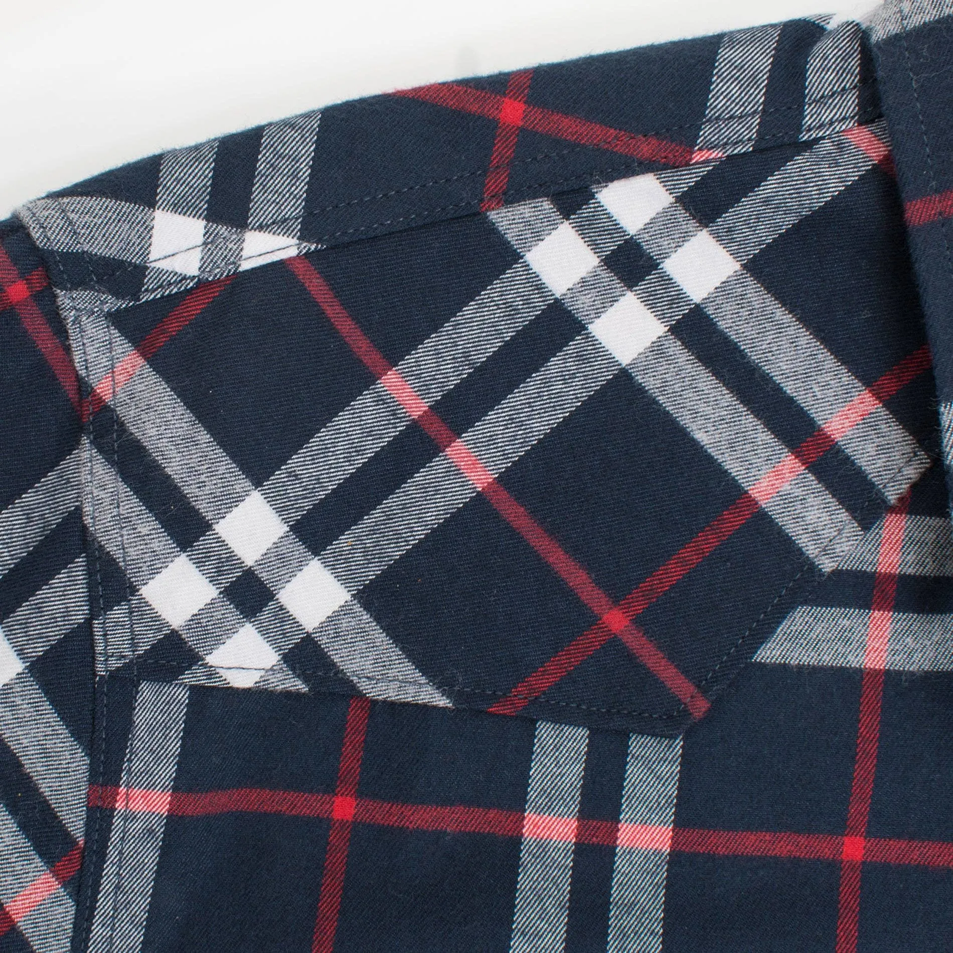 Men's Western Long Sleeve Flannel Shirts With Snap Buttons FLS300-306