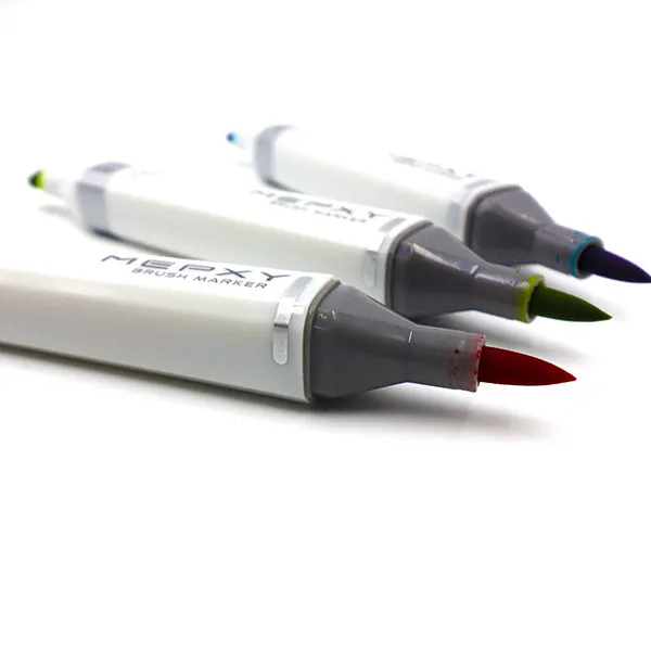 MEPXY Brush Markers - Colourless, Grays, Blacks