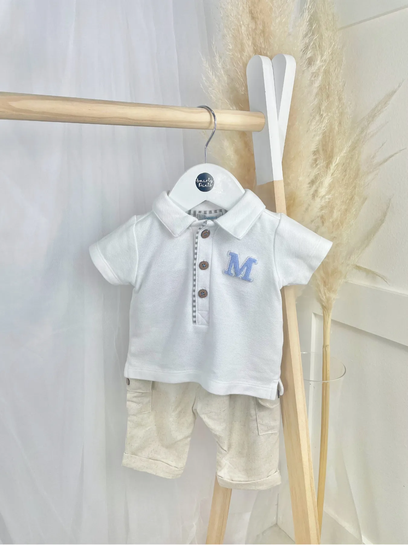Mintini Boys Polo Top Outfit Set