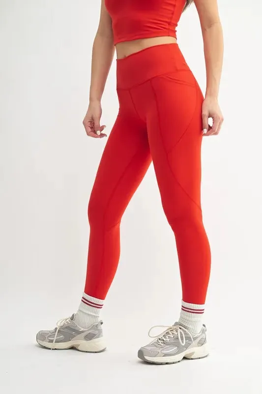 MONO B Venice Cloud Light Sculpt High-Waisted Leggings