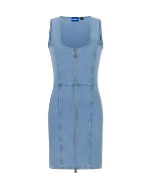 Nelipa-B Sleeveless Denim Mini Dress