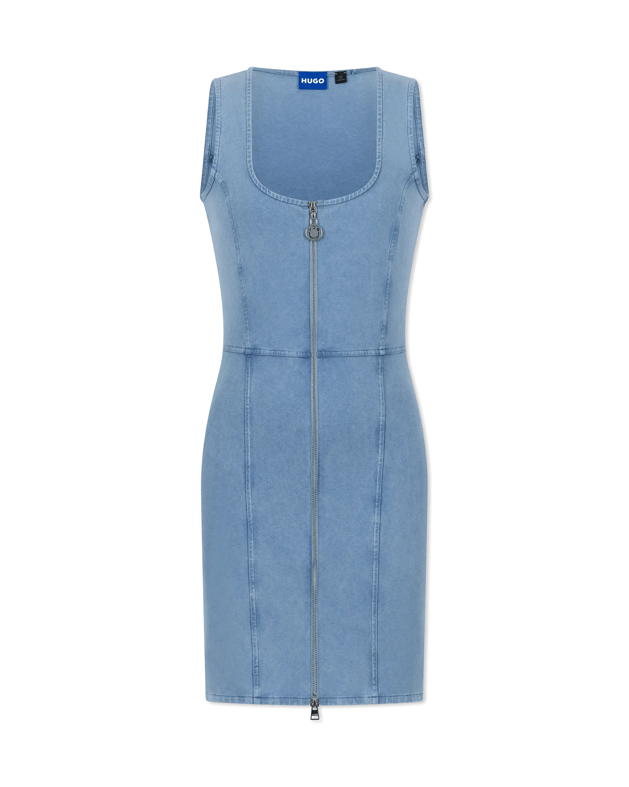 Nelipa-B Sleeveless Denim Mini Dress