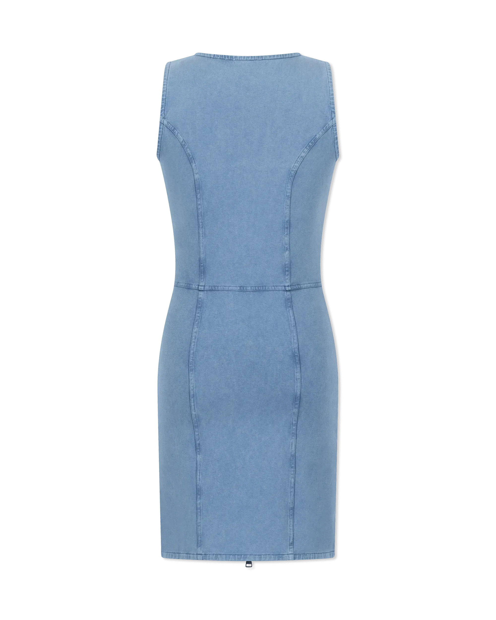 Nelipa-B Sleeveless Denim Mini Dress