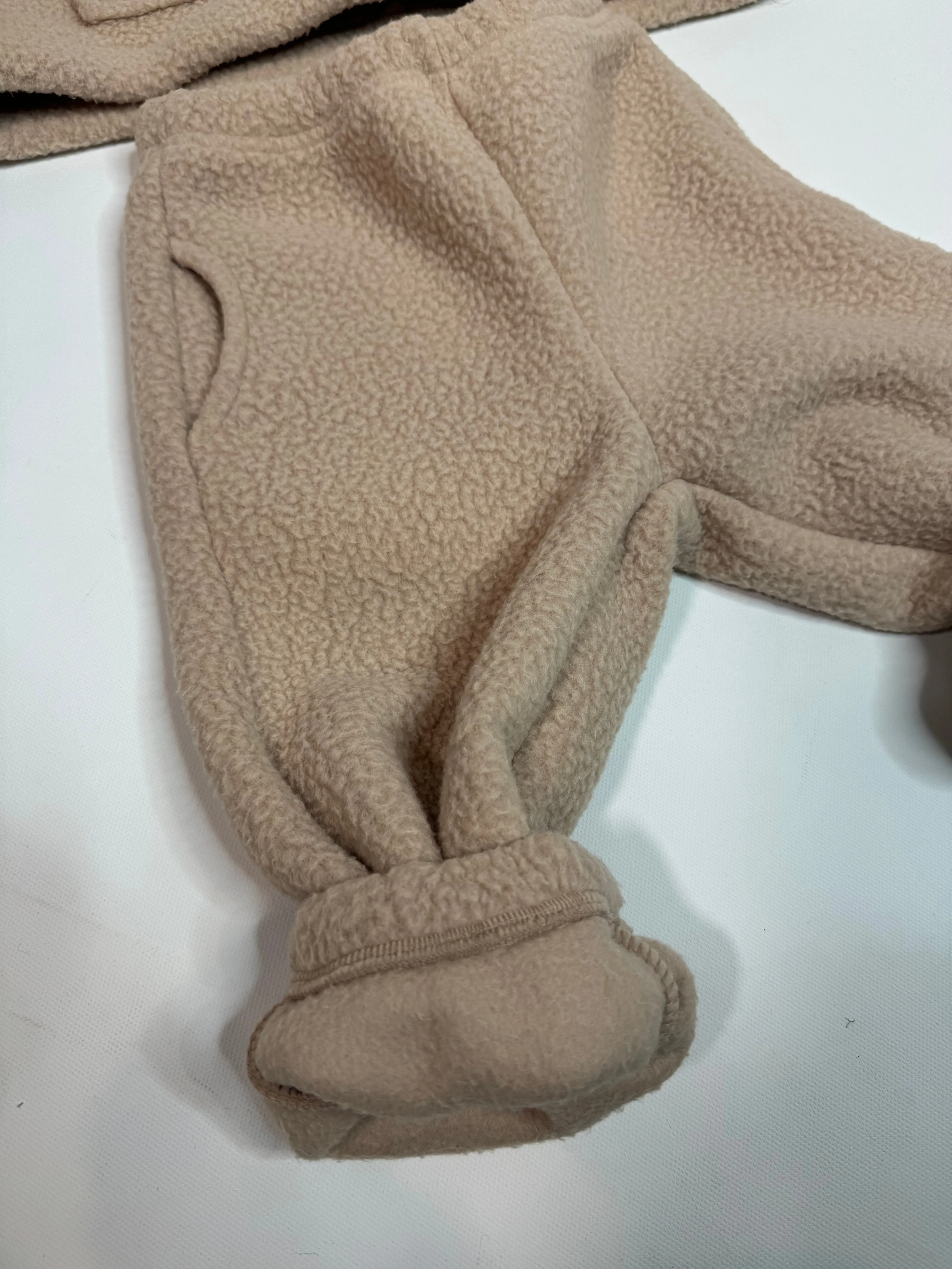 Neutral Fleece Teddy Set (Hoodie and Joggers) *sizing runs small