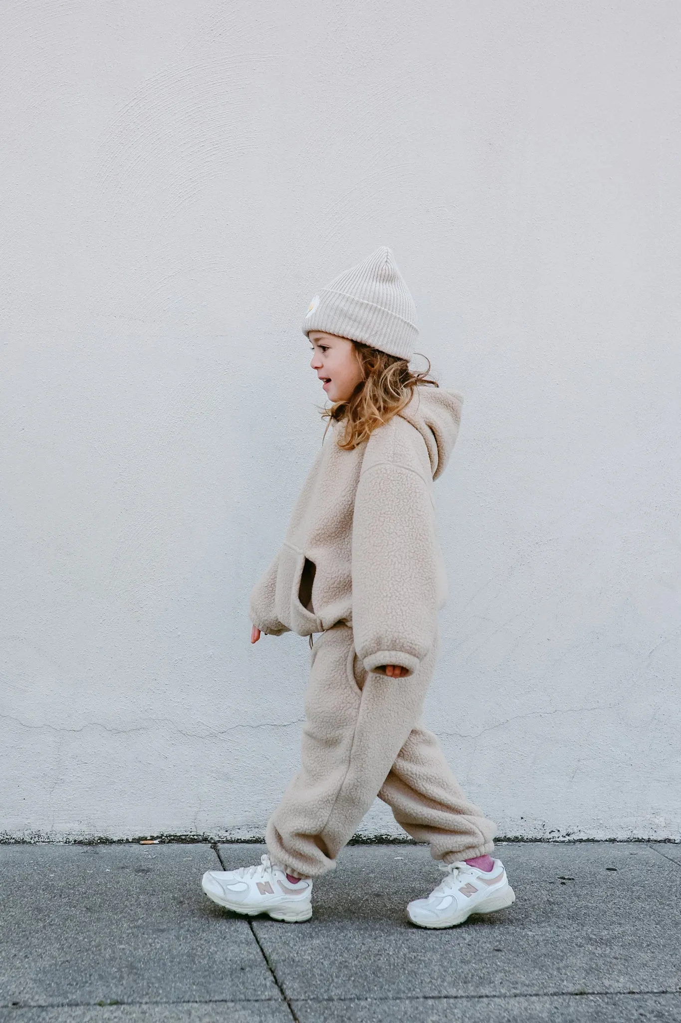 Neutral Fleece Teddy Set (Hoodie and Joggers) *sizing runs small