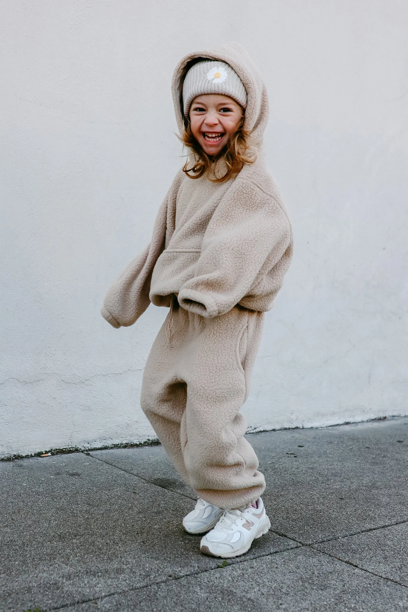 Neutral Fleece Teddy Set (Hoodie and Joggers) *sizing runs small