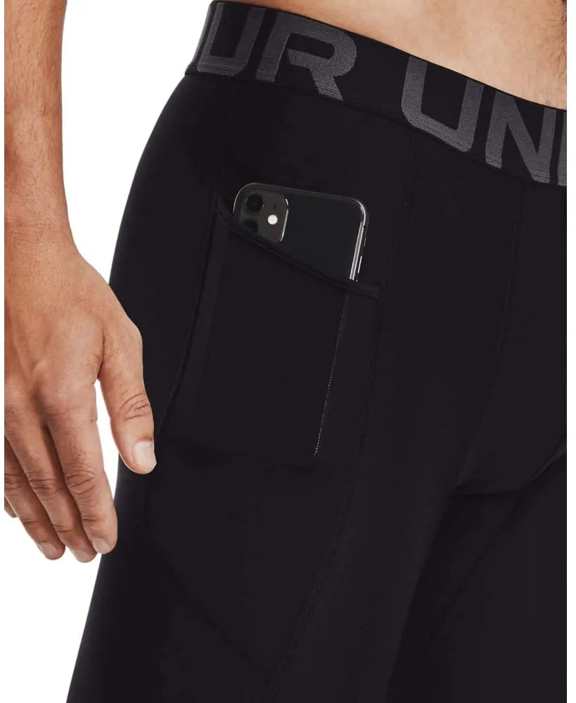 New Under Armour Mens Armour HeatGear Leggings Sweat Pant, Black, Sz 3X!