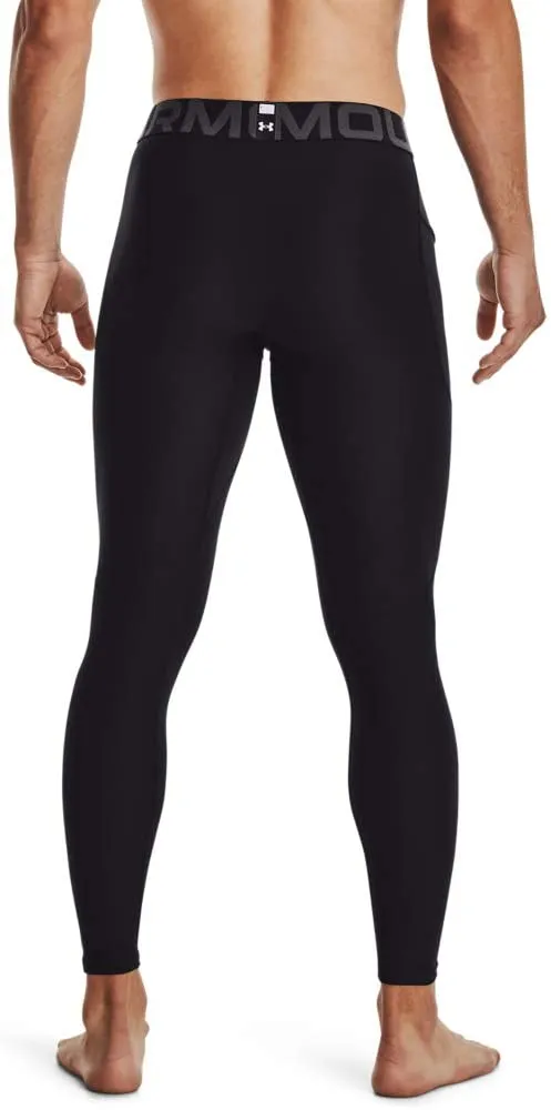 New Under Armour Mens Armour HeatGear Leggings Sweat Pant, Black, Sz 3X!