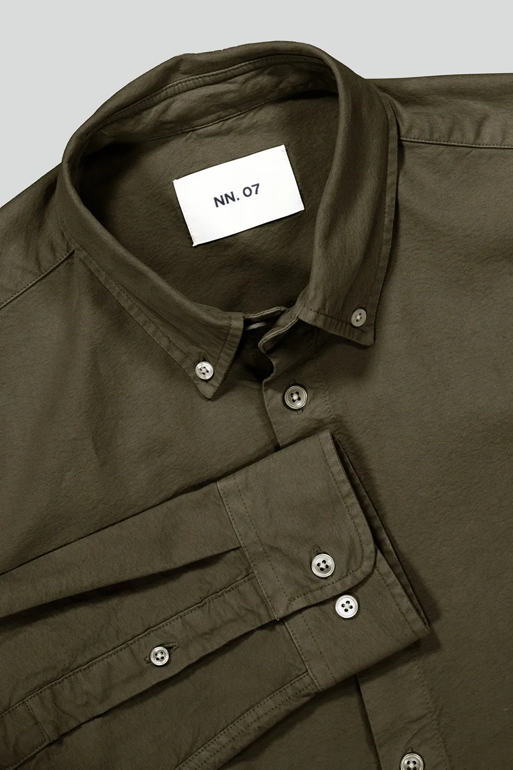NN07 ARNE L/S ORGANIC COTTON OXFORD SHIRT 5725