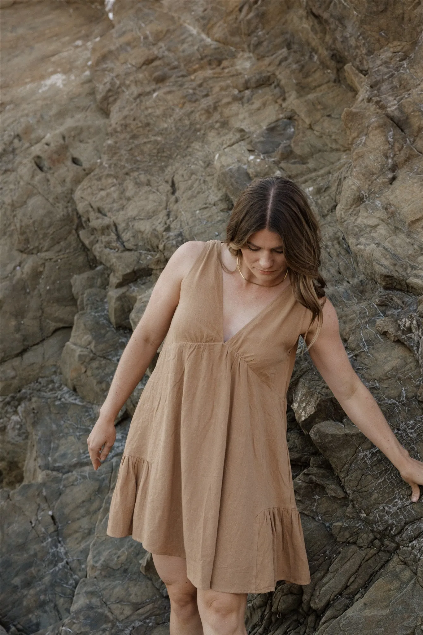 Nomad Mini Dress Brown