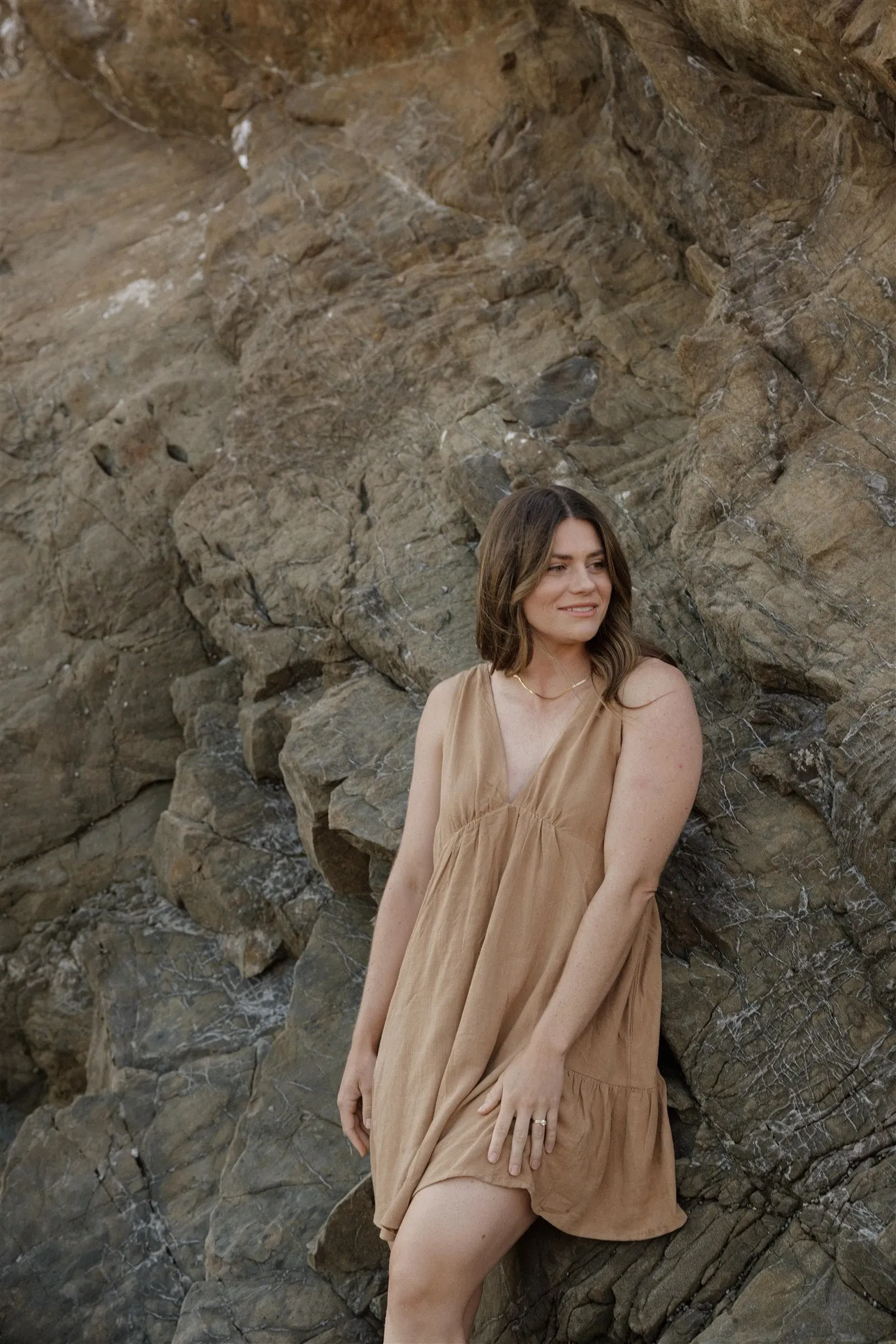 Nomad Mini Dress Brown