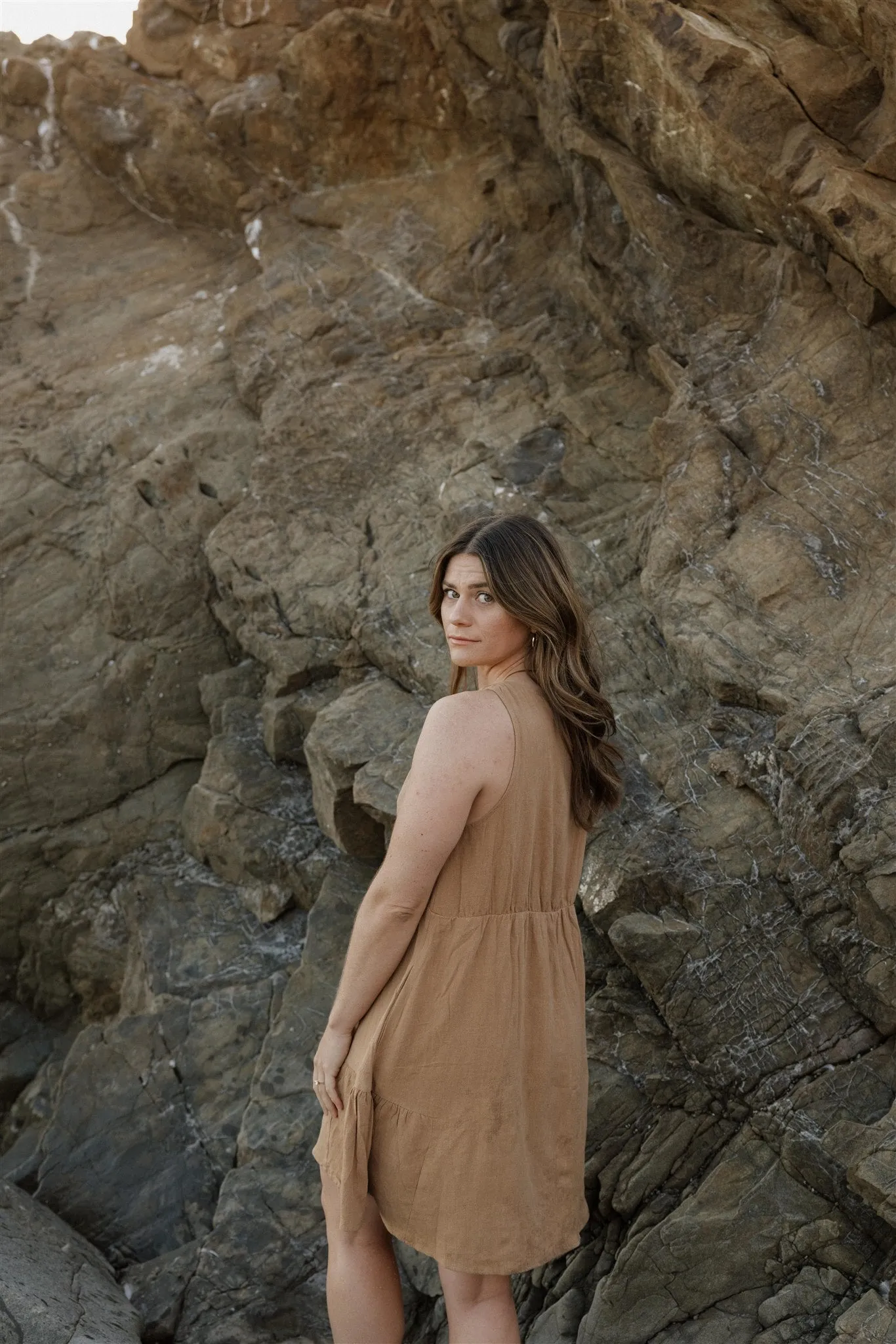 Nomad Mini Dress Brown
