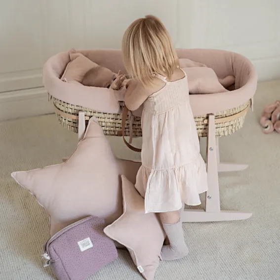 Nude Rocking Moses Basket Stand