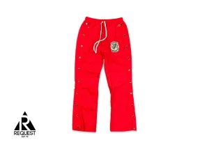 Nylon Track Pants "Red"