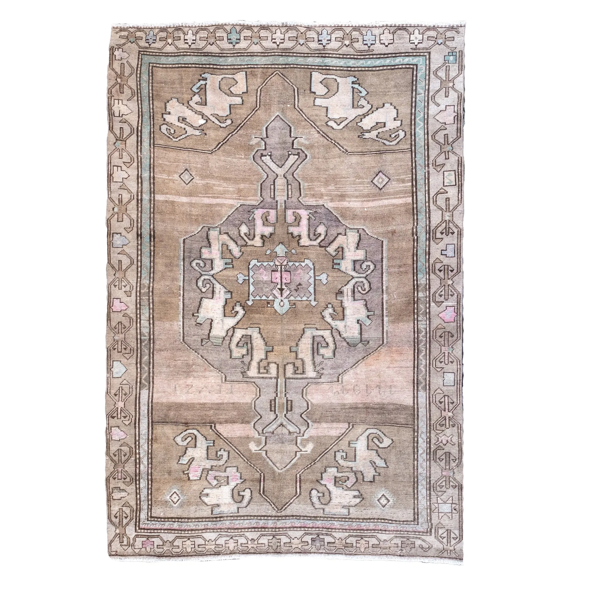 ON HOLD Z216 Handwoven Vintage Rug 7’4x11