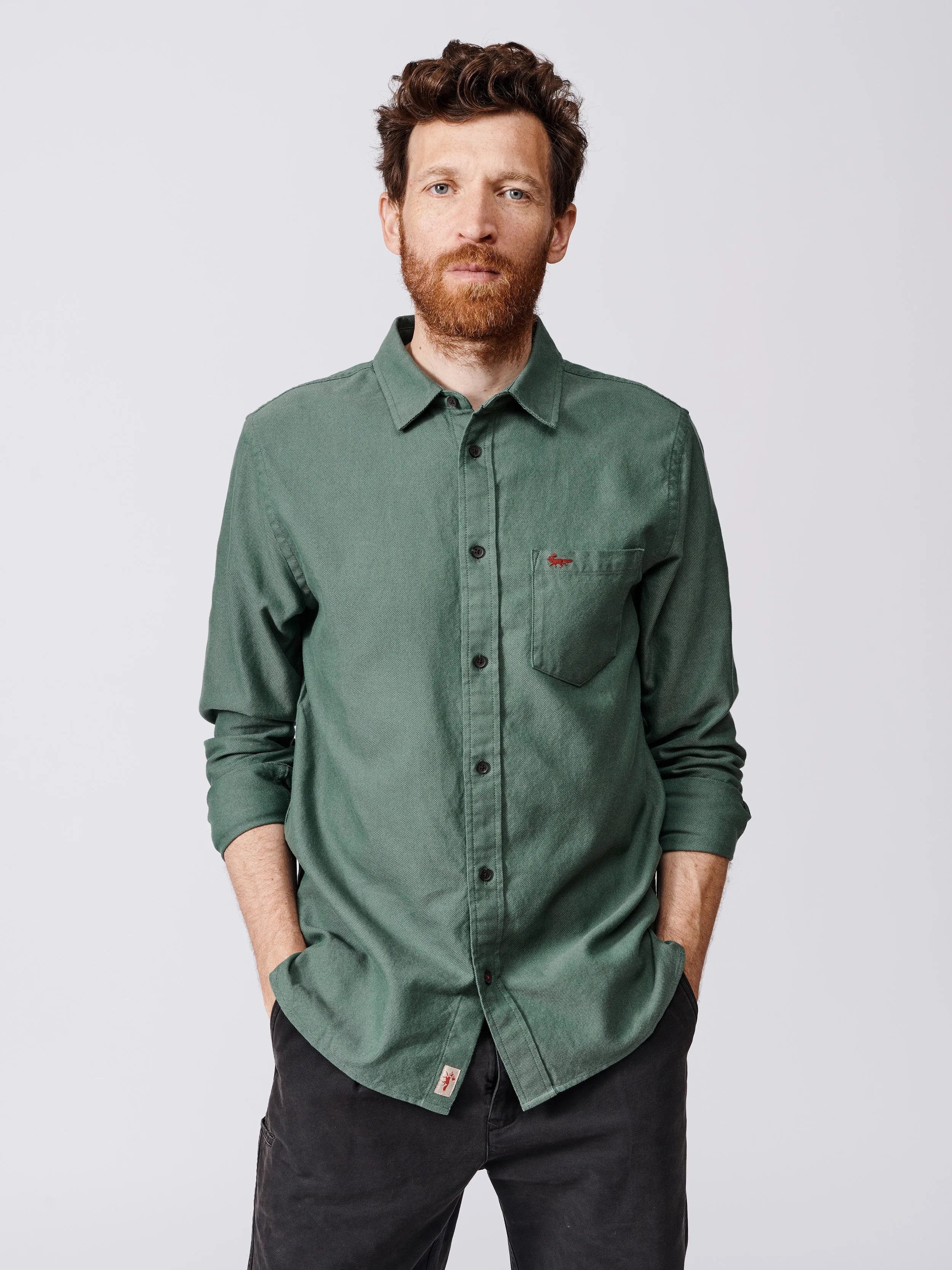 Oxcombe Brushed Oxford Button Down Shirt