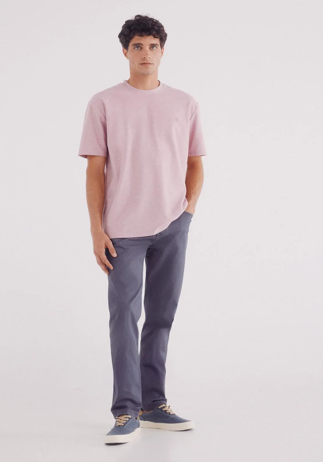 Oxford Piqué T-Shirt - Fuchsia