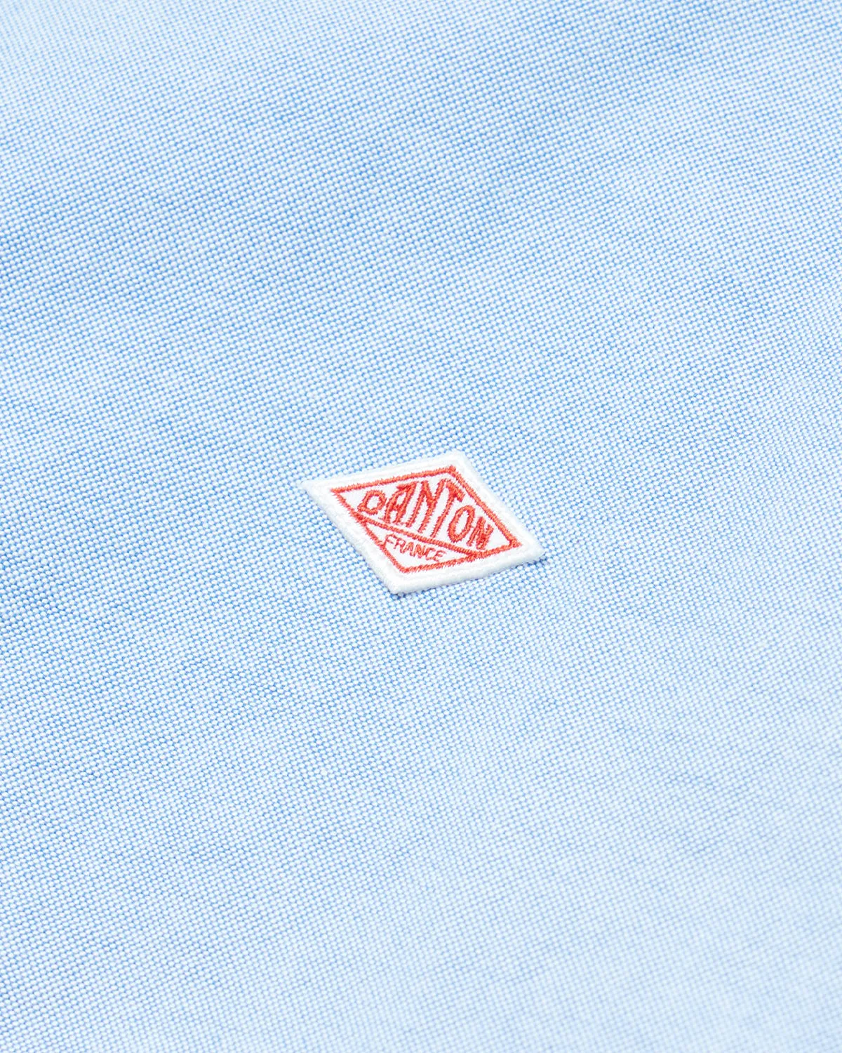 Oxford Round Collar Pullover Shirt Plain - Blue