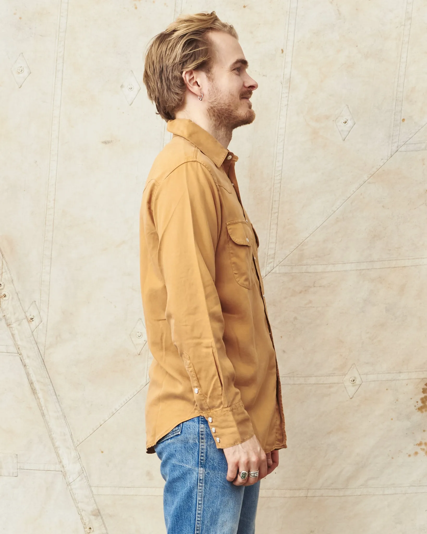 Pals Westerner Tencel Shirt Adobe