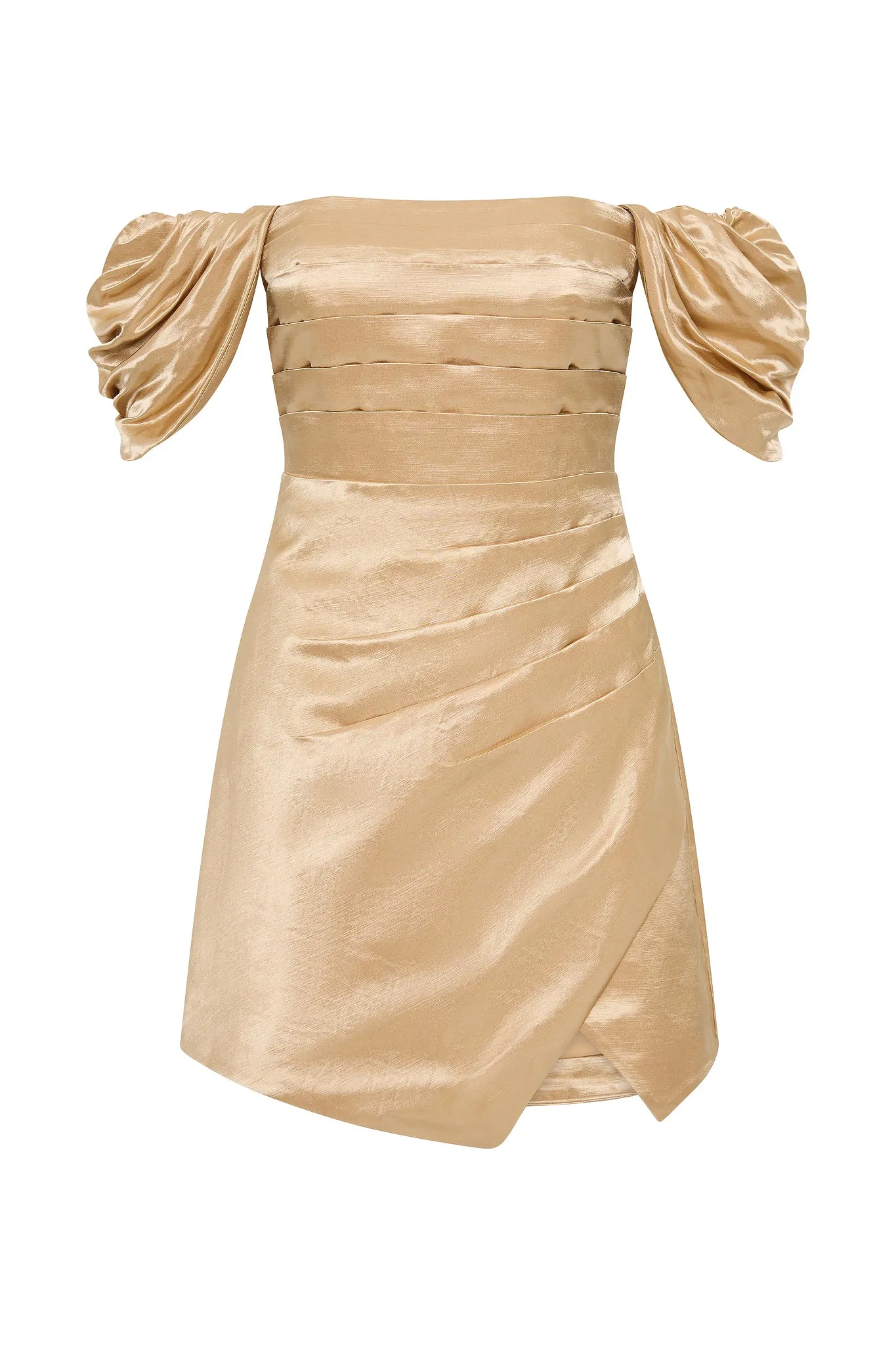 Paradise Wrap Front Mini Dress