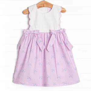Passport to Paris Side Tie Dress, Pink