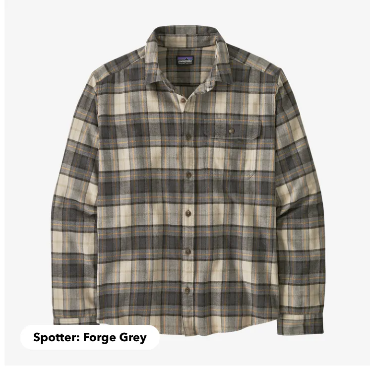 Patagonia Long-Sleeved Lightweight Fjord Flannel Shirt