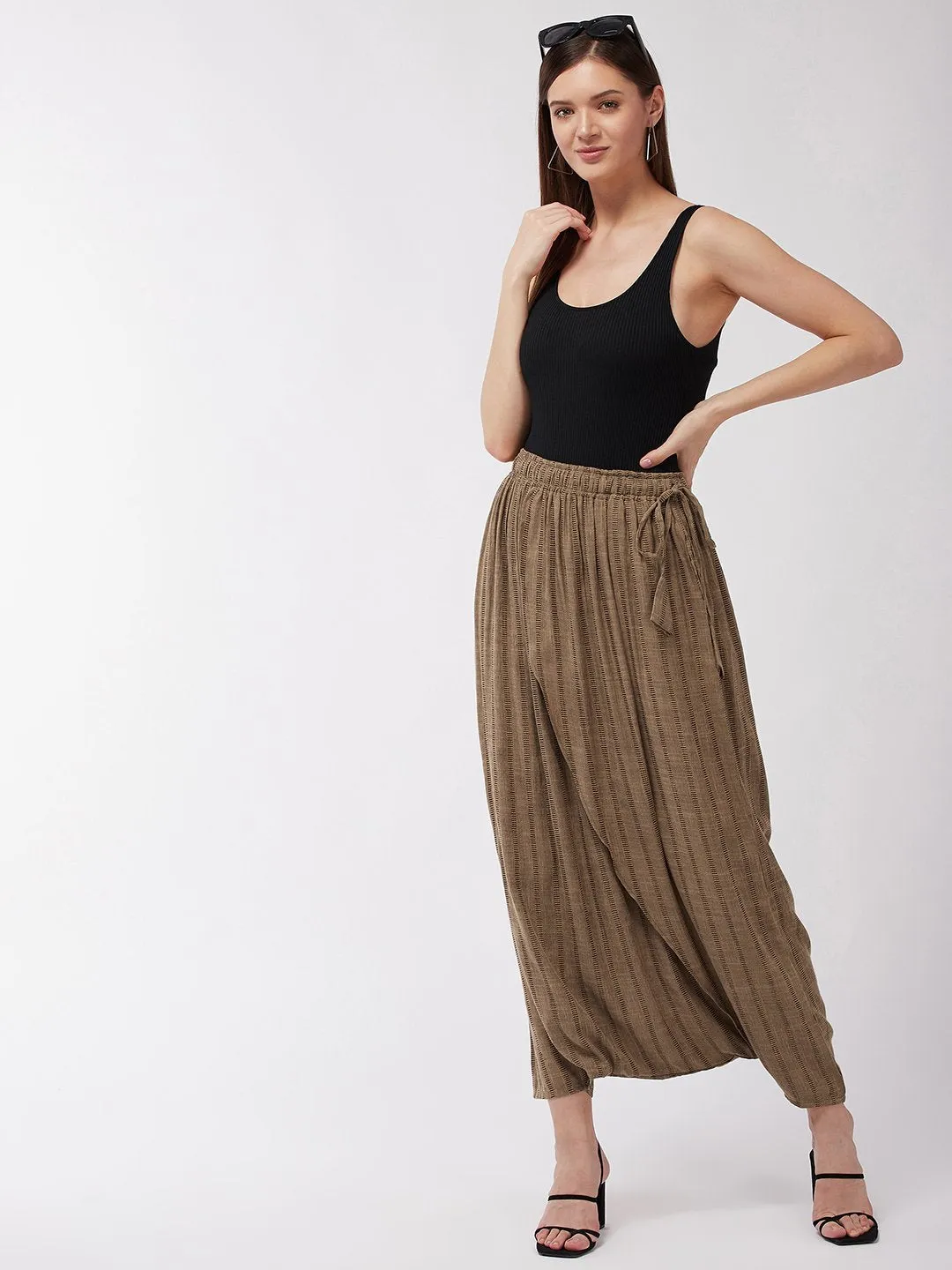 Peanut Brown Harem Pant