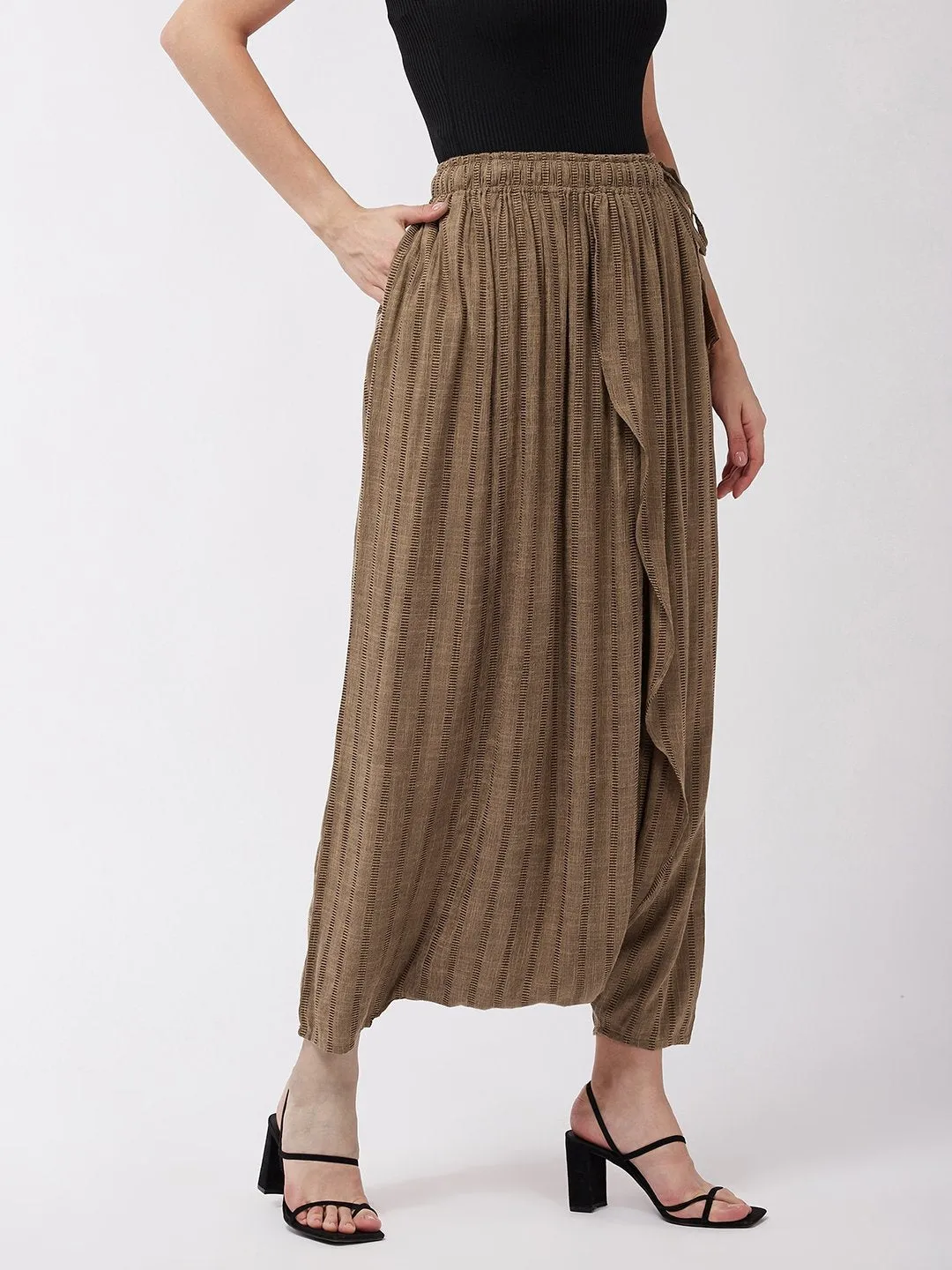 Peanut Brown Harem Pant