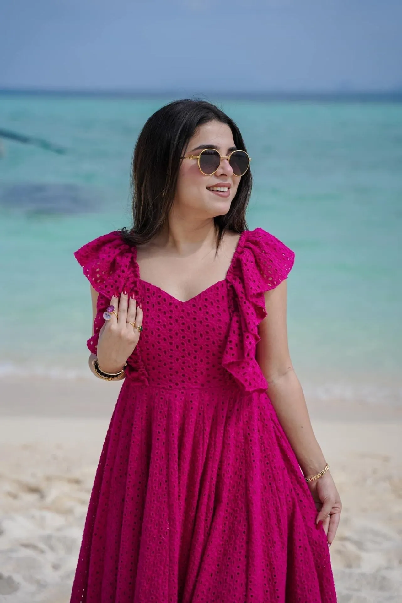 Pink Blossom Cotton Dress