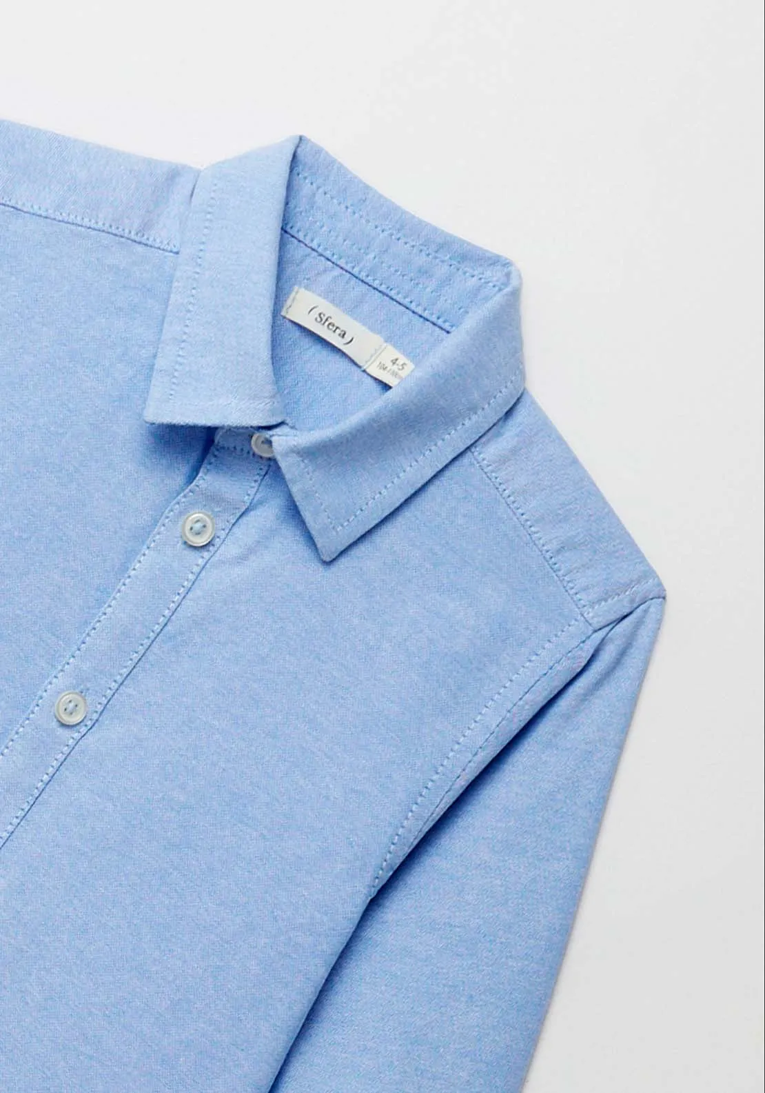 Plain Oxford shirt - Blue