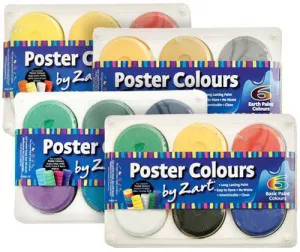 Poster Colours Paint Sets Pack of 4