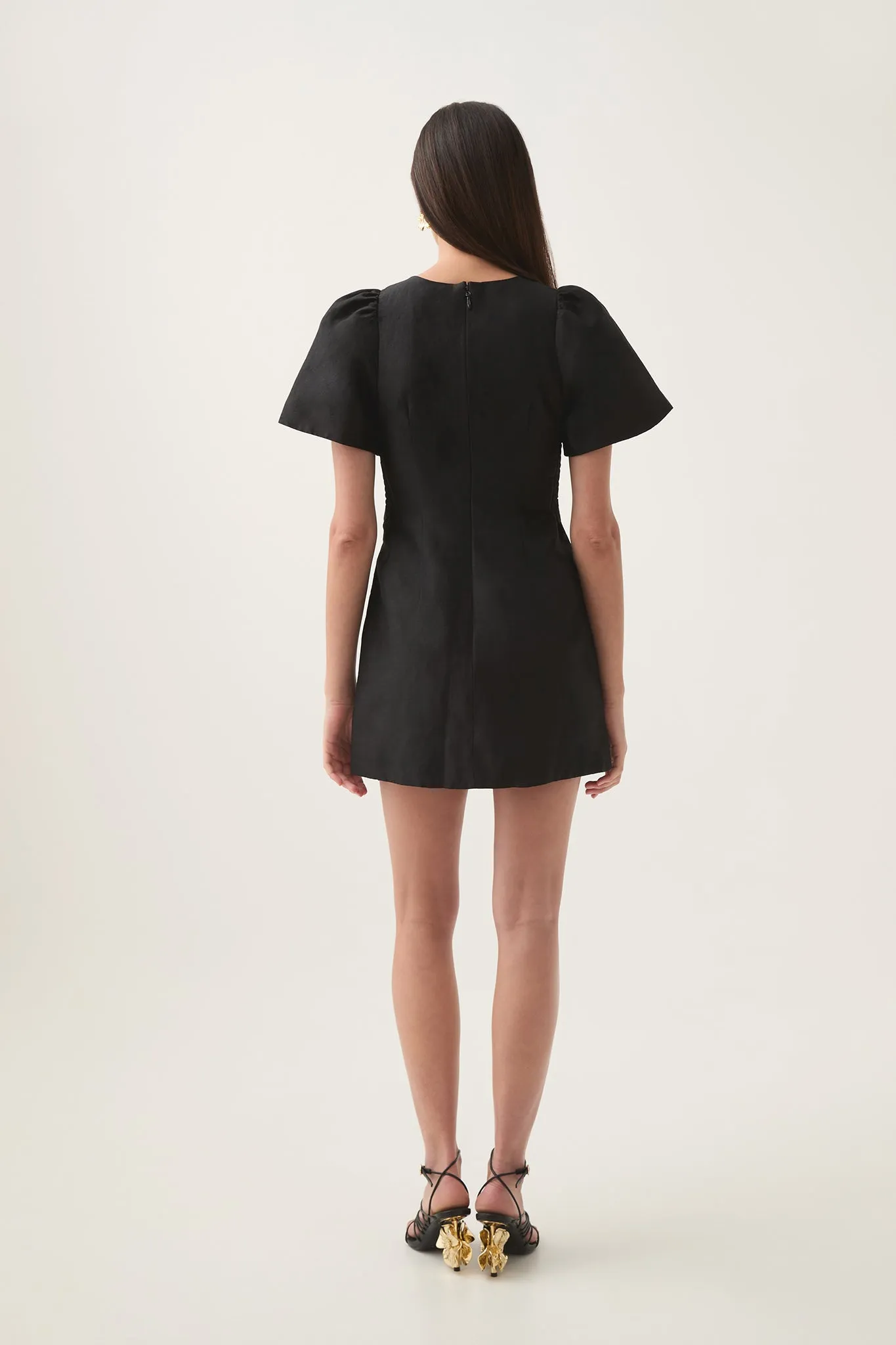 Presence Twisted Mini Dress