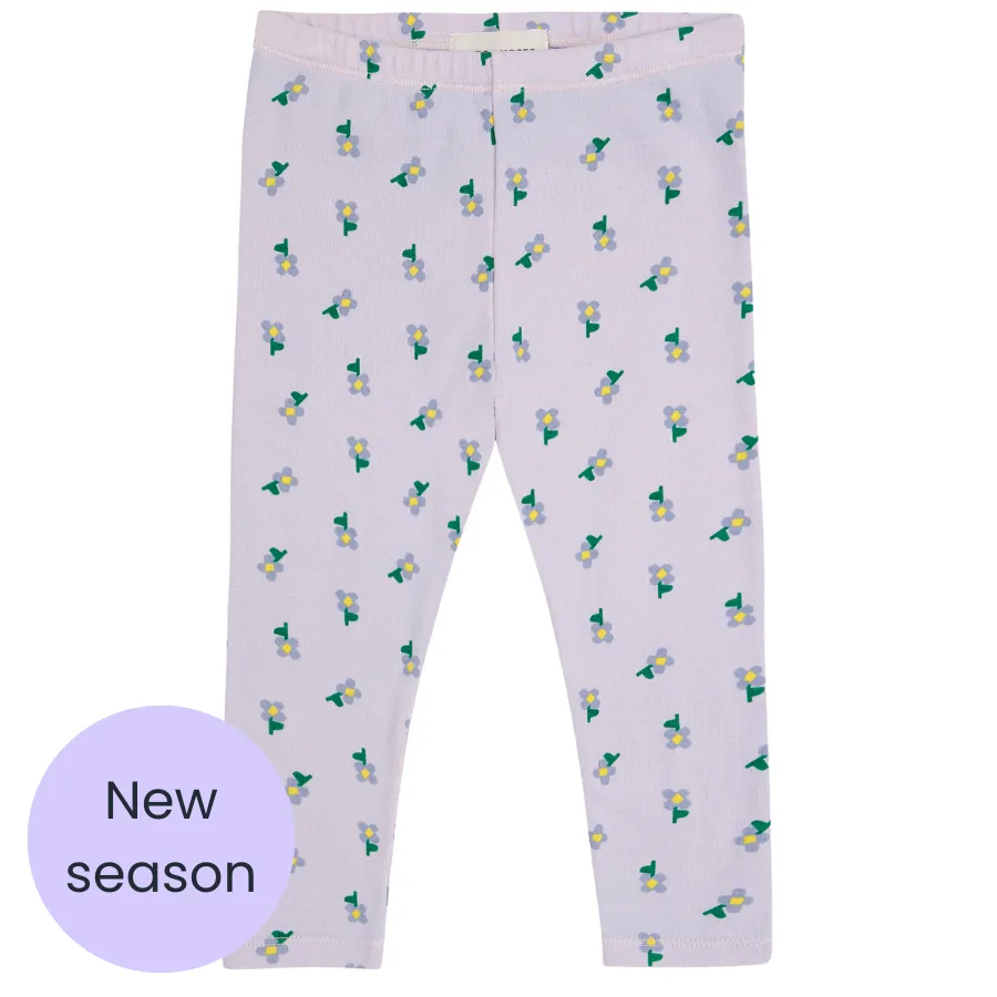 Purple Pansy Leggings