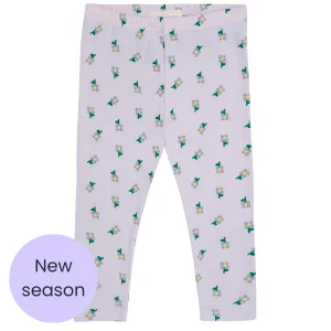 Purple Pansy Leggings