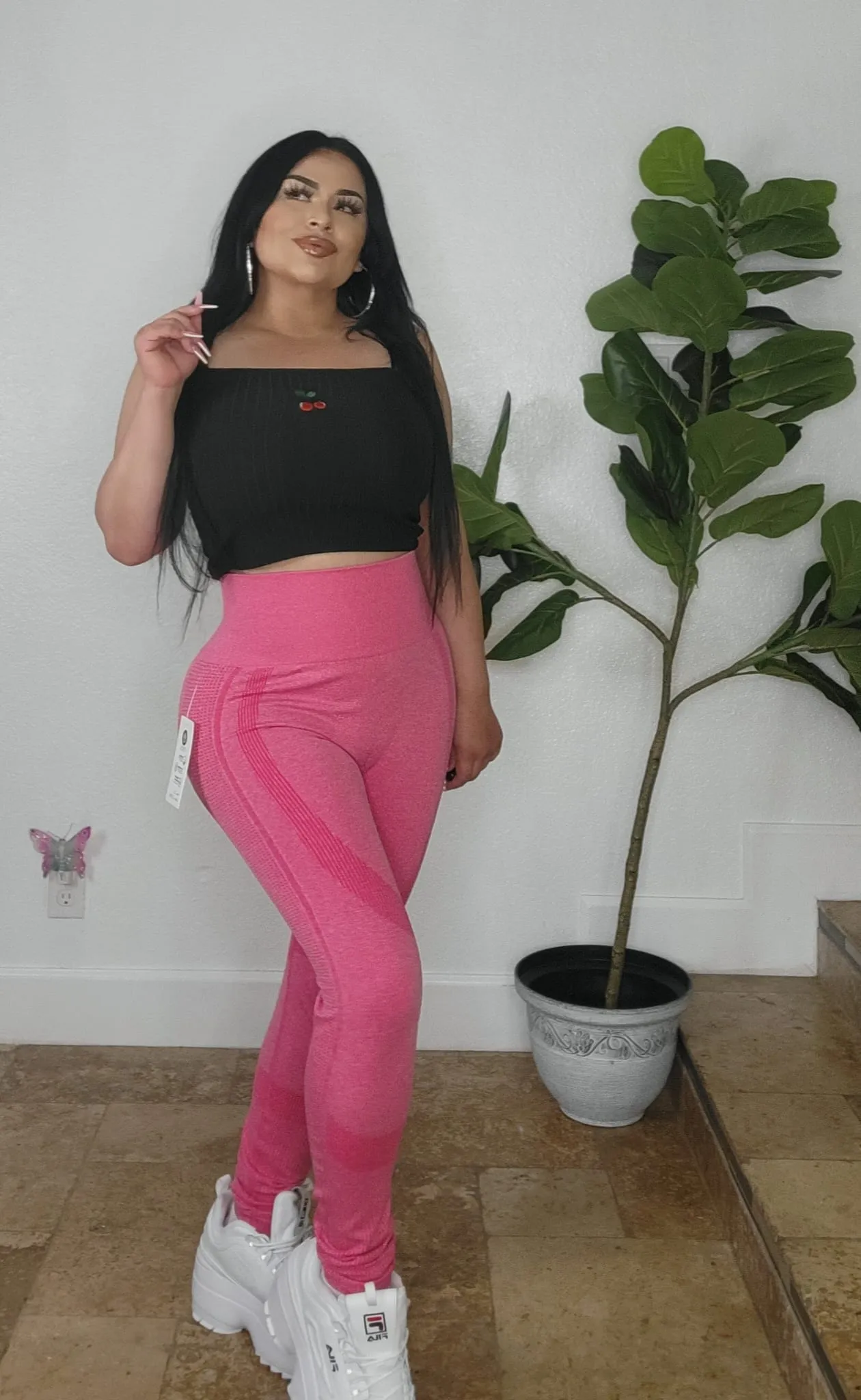 Push up legging LIGHT PINK