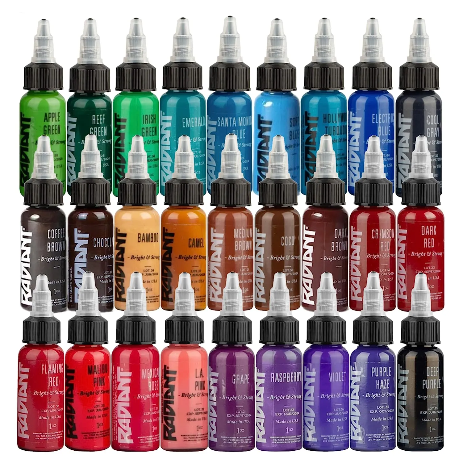RADIANT COLORS 27 COLOR 1OZ SET