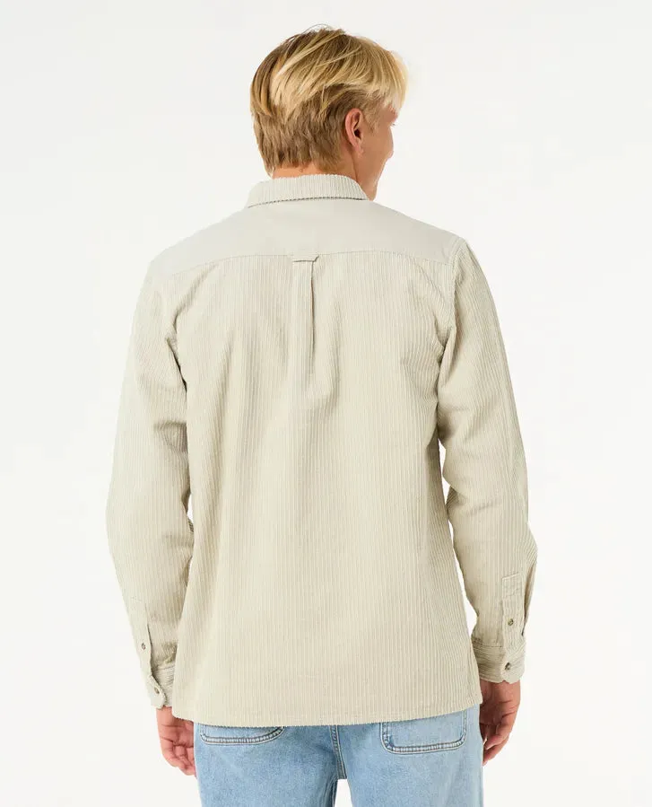Raw Energy Cord Long Sleeve Shirt - Bone