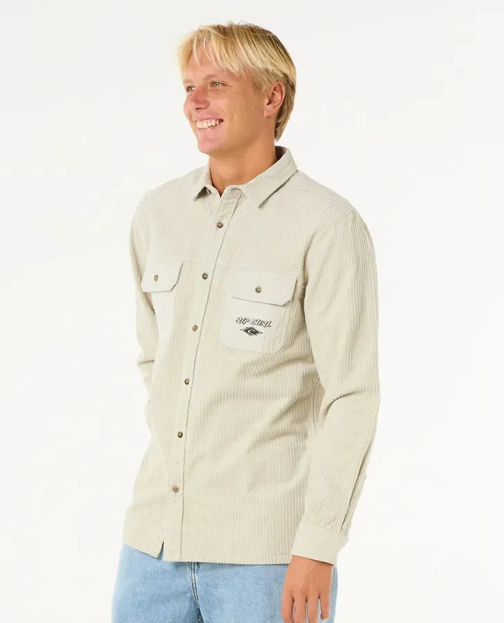 Raw Energy Cord Long Sleeve Shirt - Bone