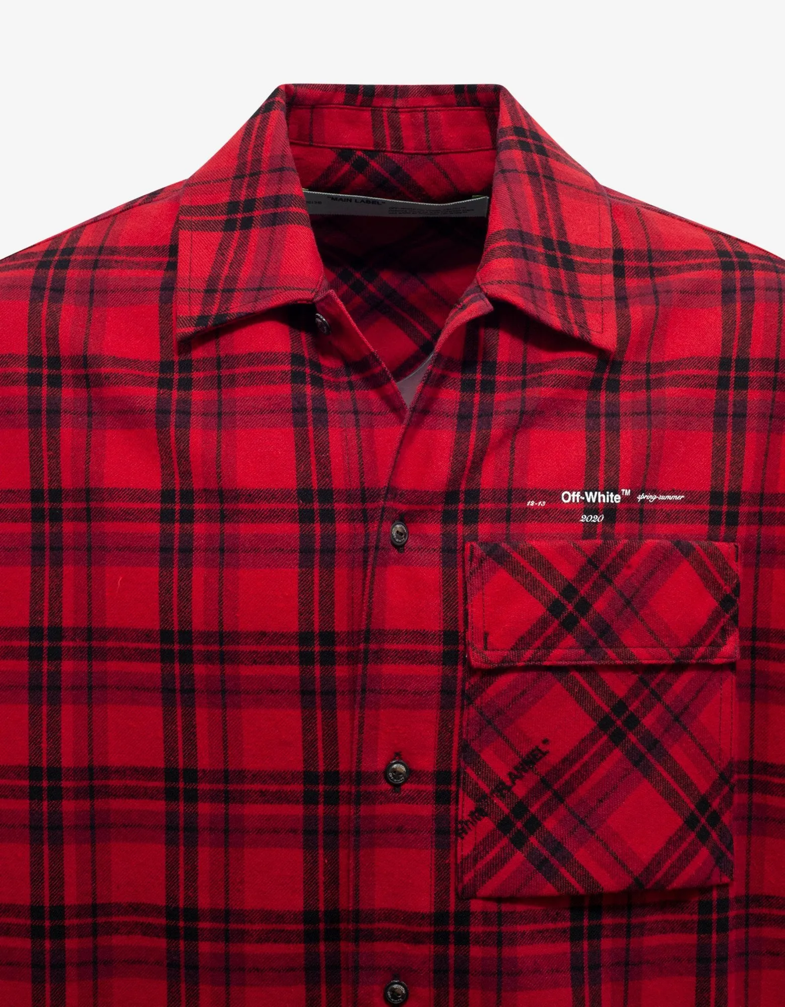Red & Black Flannel Check Shirt