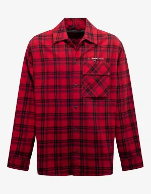 Red & Black Flannel Check Shirt