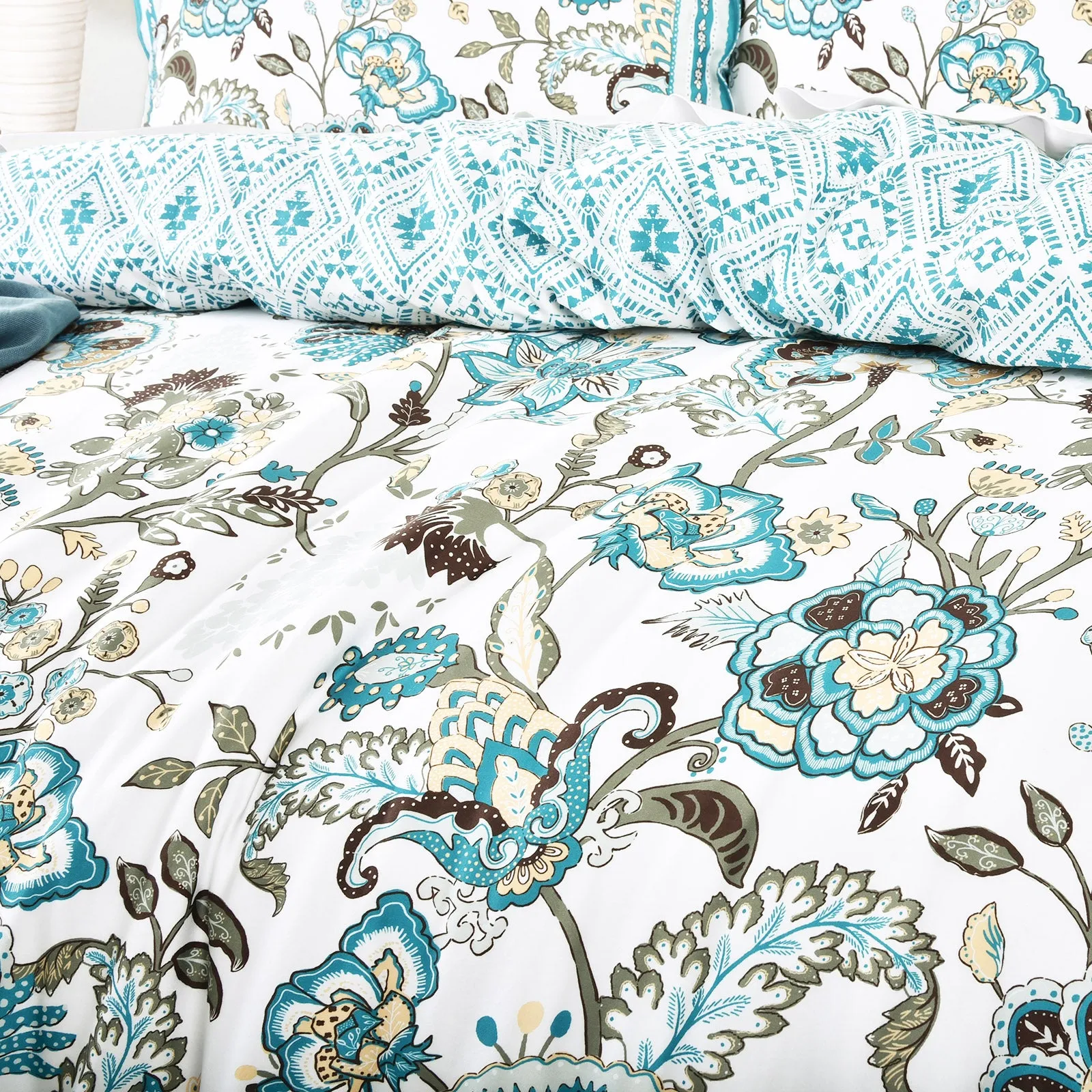 Renee Taylor 300 TC Cotton Reversible Quilt Cover Sets - Anaya