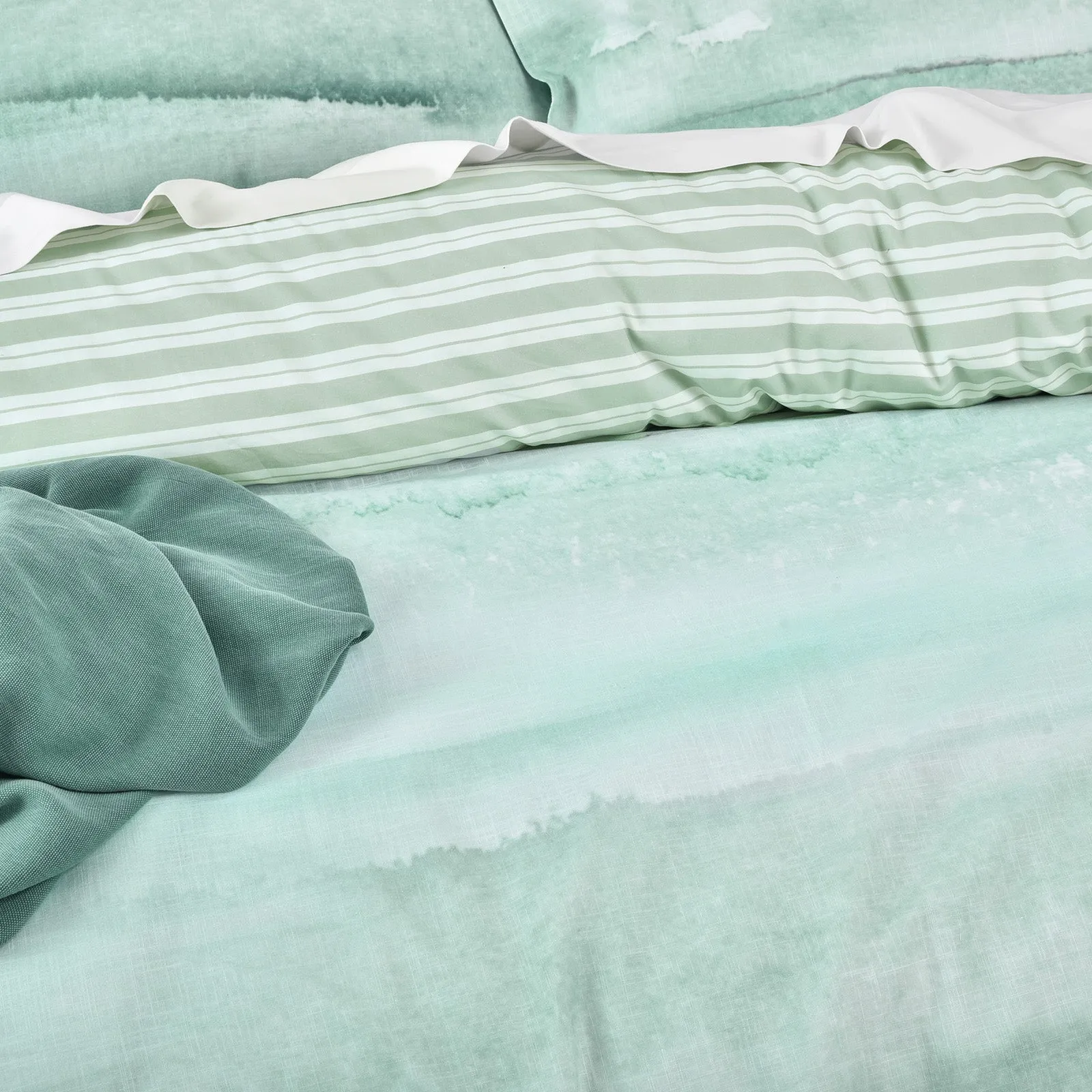 Renee Taylor 300 TC Cotton Reversible Quilt Cover Sets - Terrain