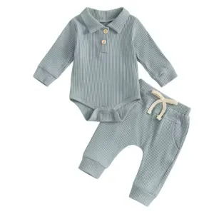 Ribbed Collar - Blue