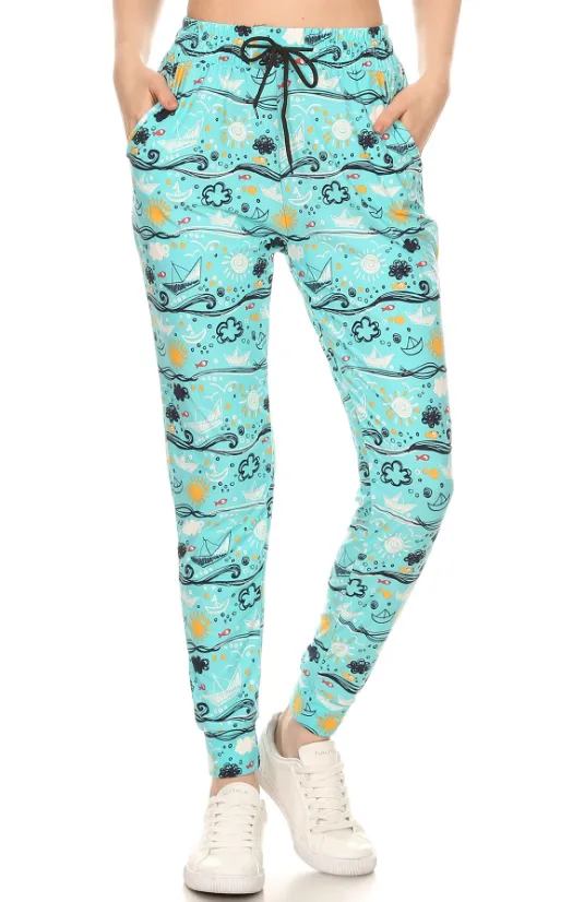 Riding the Waves Premium Joggers