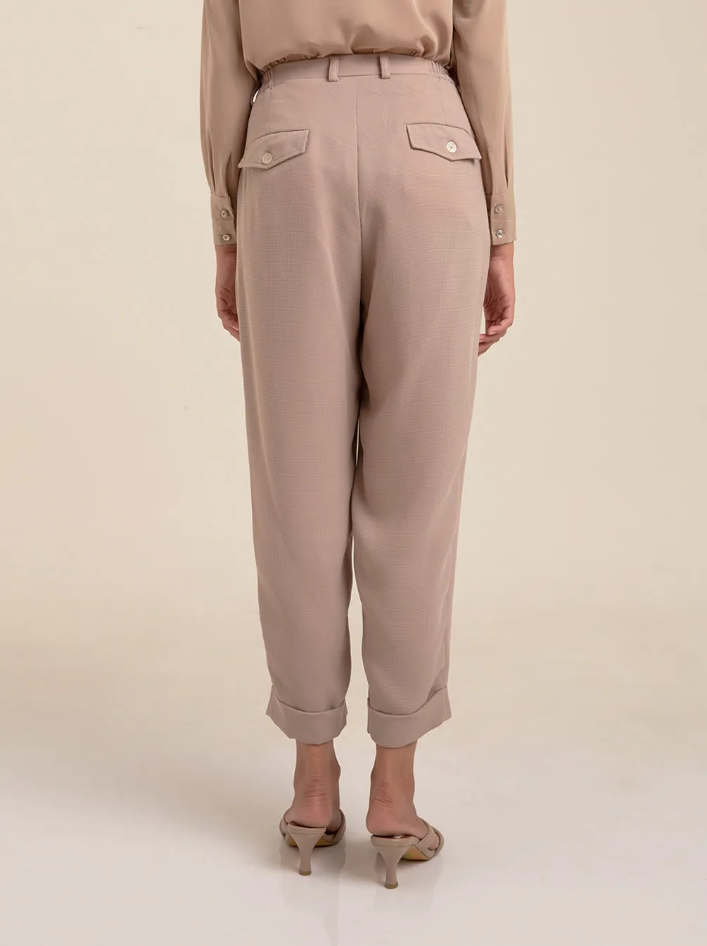 RIVER PANTS PLAIN BEIGE
